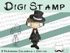 Digitaler Stempel, Digi Stamp , 2 Versionen: Outlines, in Farbe
