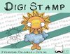 Digitaler Stempel, Digi Stamp der Tag, 2 Versionen: Outlines, in Farbe