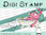 Digitaler Stempel, Digi Stamp Badehorn, 2 Versionen: Outlines, in Farbe