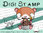Digitaler Stempel, Digi Stamp Meerschweinchen mit Cupcake, 2 Versionen: Outlines, in Farbe