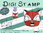 Luftballon-Tier Digi Stamp Fuchs, 2 Versionen: Outlines, in Farbe