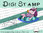 Digitaler Stempel, Digi Stamp Einhorn im Schwimmreif, 2 Versionen: Outlines, in Farbe