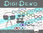 Digi Deko Brillen, Accessoires für Digistamps , je 2 Versionen: Outlines, in Farbe