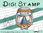 Digitaler Stempel, Digi Stamp Meditations-Hase , 2 Versionen: Outlines, in Farbe