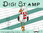 Digitaler Stempel, Digi Stamp Möwe mit rotem Schal, 2 Versionen: Outlines, in Farbe