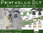 Set Digi Stamps Schlenker-Beinchen Schafe, Hase, Huhn, je 2 Versionen: Outlines, in Farbe