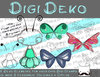 Digi Deko Fee/Elfe, Accessoires für Digistamps , je 9 Versionen: Outlines, 8 in Farbe