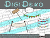 Digi Deko Schilder u. Banner, Accessoires für Digistamps , je mind. 2 Versionen: Outlines, in Farbe