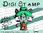 Digitaler Stempel, Digi Stamp Mangamieze grün, 2 Versionen: Outlines, in Farbe